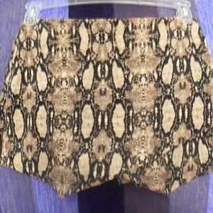 Blue Blush snake print skort